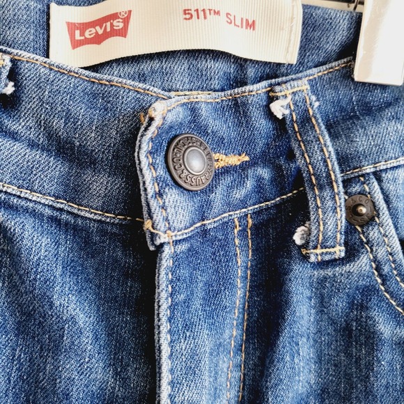 Levi's size 8 511 slim style denim jeans - Picture 4 of 5